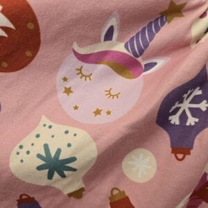 2T Unicorn Xmas Ruffle dress